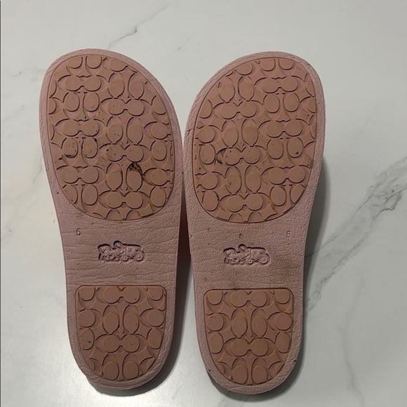 Coach Pink Slide Sandals - Picture 4 of 4